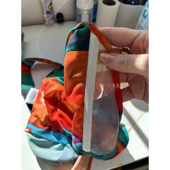 Miaou Multicolor Mesh Bandana Cowl Tank Top Women’s S - Picture 10 of 15